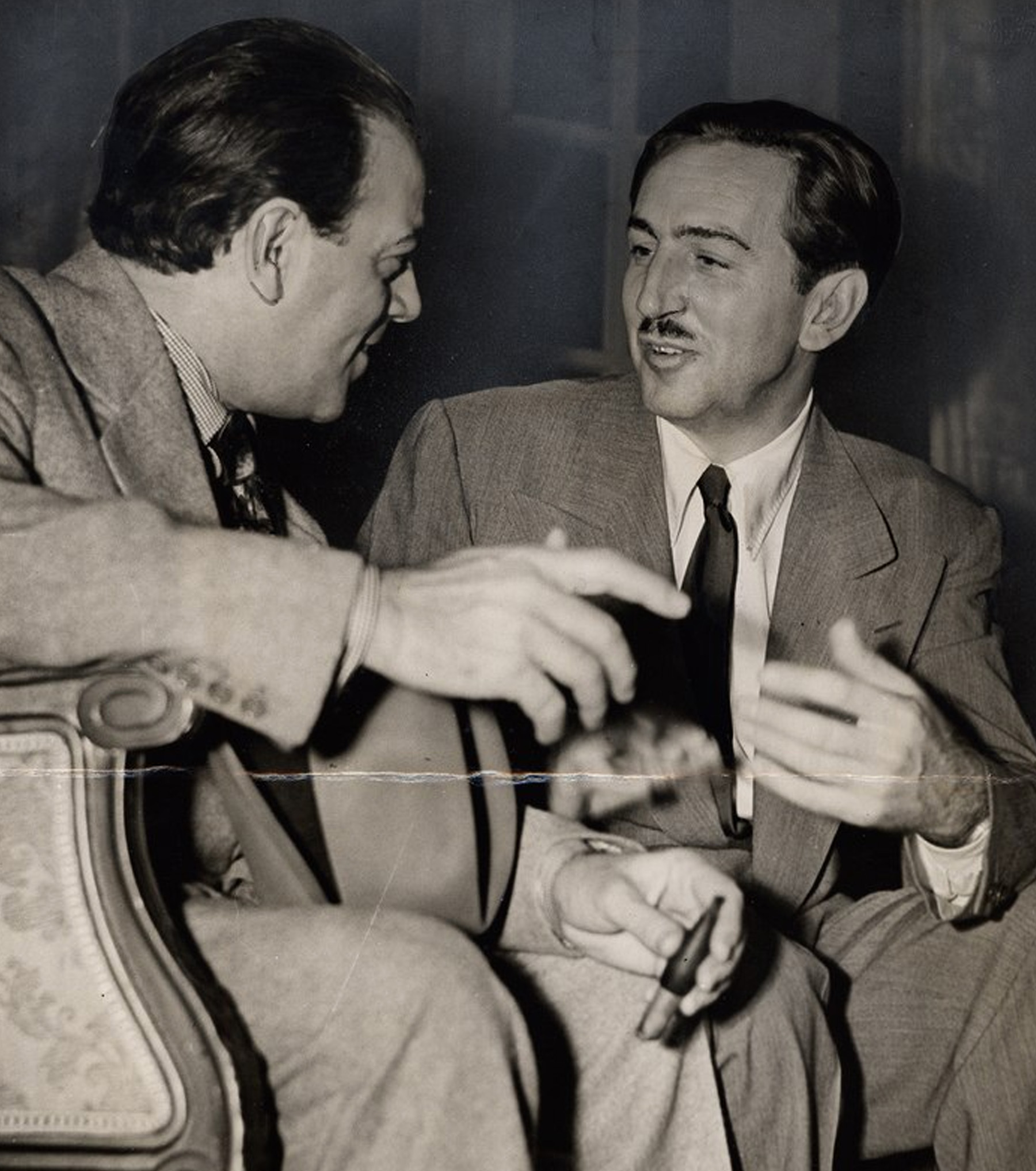 Heitor Villalobos with Walt Disney, 1941